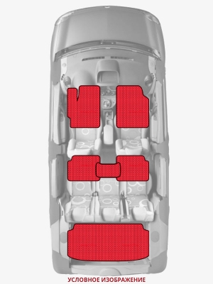 ЭВА коврики «Queen Lux» комплект для Peugeot 306 S16/GTI